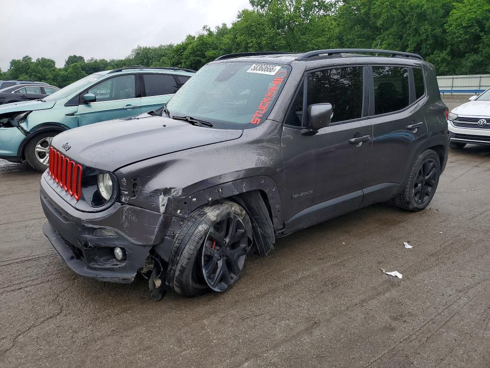 58360666 :رقم المزاد ، ZACCJABB1HPF21474 vin ، 2017 Jeep Renegade مزاد بيع