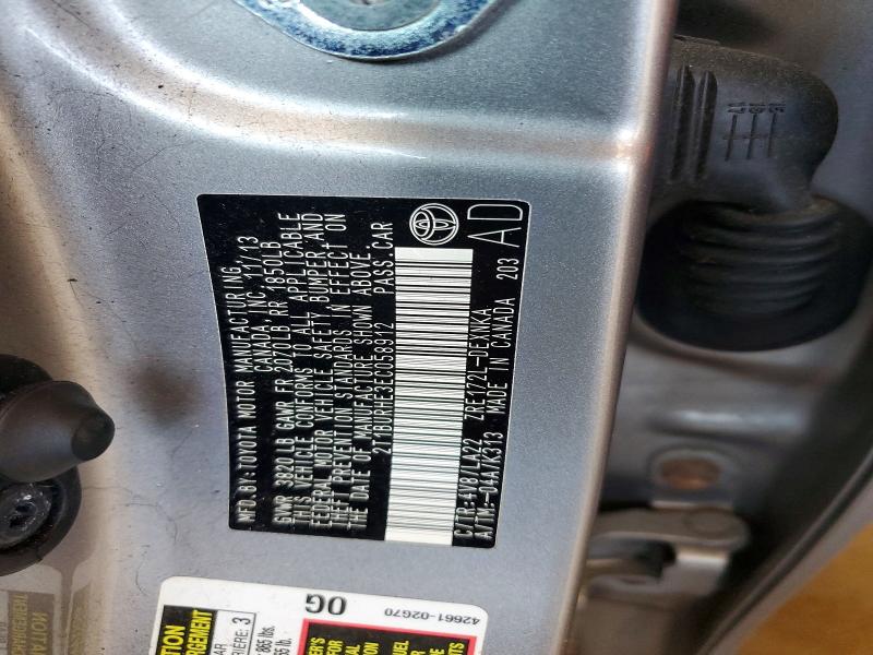 Продаж на аукціоні авто 2014 Toyota Corolla, vin: 2T1BURHE3EC058912, номер лоту: 49898896