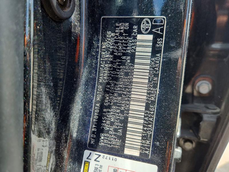 57136346 :رقم المزاد ، 2T1KR32E56C590087 vin ، 2006 Toyota Corolla Matrix مزاد بيع