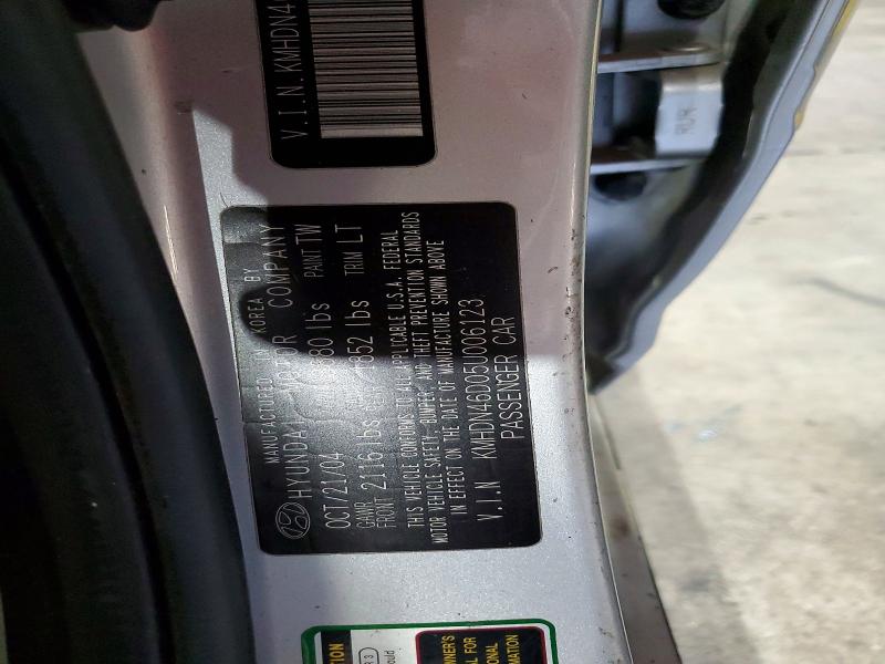 Продаж на аукціоні авто 2005 Hyundai Elantra, vin: KMHDN46D05U006123, номер лоту: 59595216