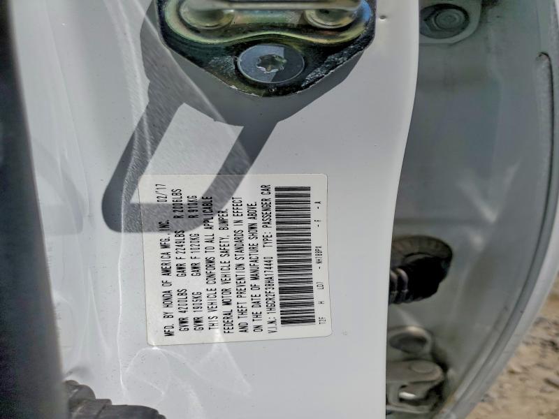Aukcja sprzedaży 2017 Honda Accord, vin: 1HGCR2F38HA174440, numer aukcji: 56894896