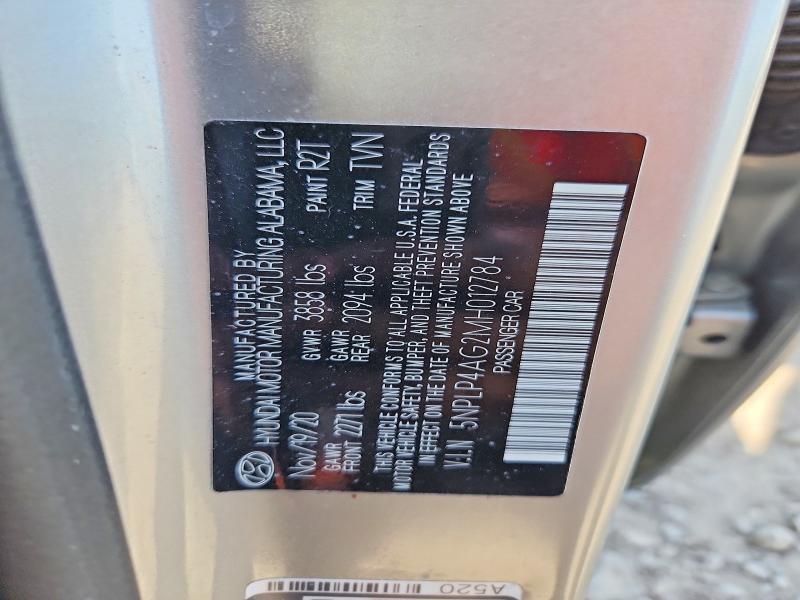 2021 Hyundai Elantra მანქანა იყიდება აუქციონზე, vin: 5NPLP4AG2MH012784, აუქციონის ნომერი: 55895436