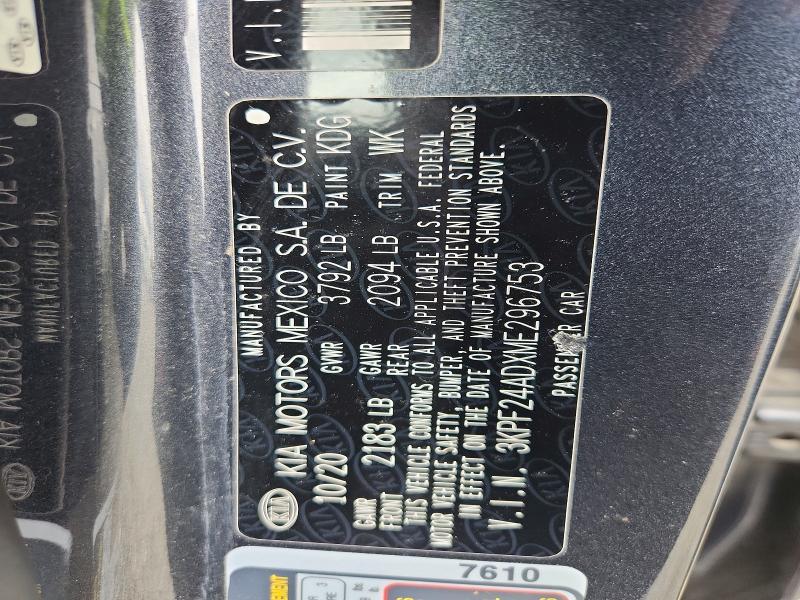 Продаж на аукціоні авто 2021 Kia Forte, vin: 3KPF24ADXME296753, номер лоту: 56307186