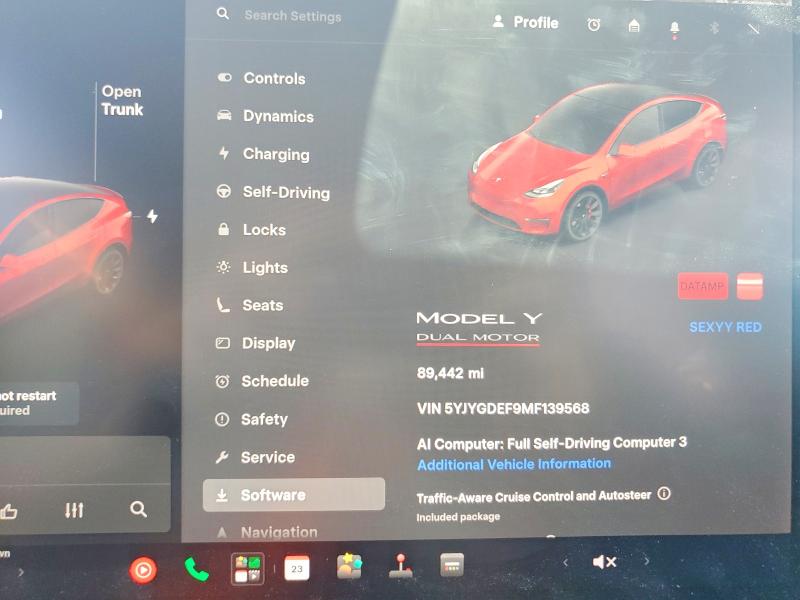 Продажа на аукционе авто 2021 Tesla Model Y, vin: 5YJYGDEF9MF139568, номер лота: 52410076