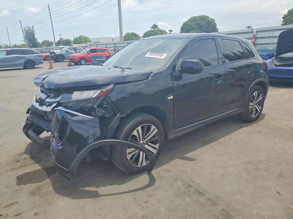 2021 Mitsubishi Outlander Sport მანქანა იყიდება აუქციონზე, vin: JA4APUAUXMU020712, აუქციონის ნომერი: 58069966