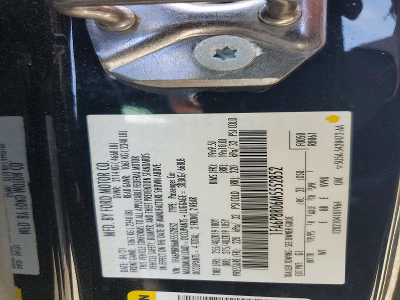 Продажа на аукционе авто 2021 Ford Mustang, vin: 1FA6P8R06M5552852, номер лота: 56151746