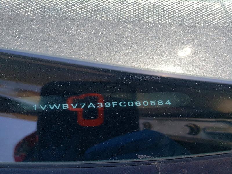 Продажа на аукционе авто 2015 Volkswagen Passat, vin: 1VWBV7A39FC060584, номер лота: 56467236