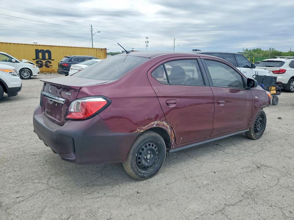 55169406 :رقم المزاد ، ML32FUFJ9NHF06147 vin ، 2022 Mitsubishi Mirage مزاد بيع