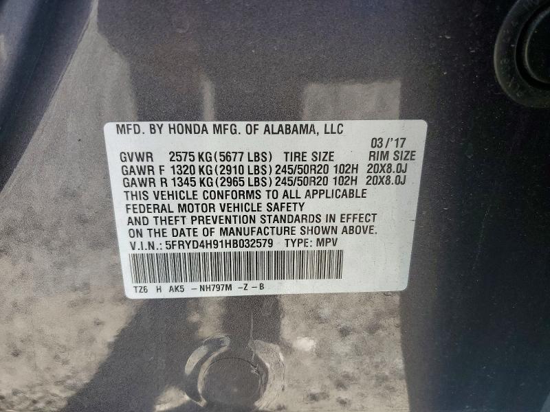 Продаж на аукціоні авто 2017 Acura Mdx, vin: 5FRYD4H91HB032579, номер лоту: 57605206