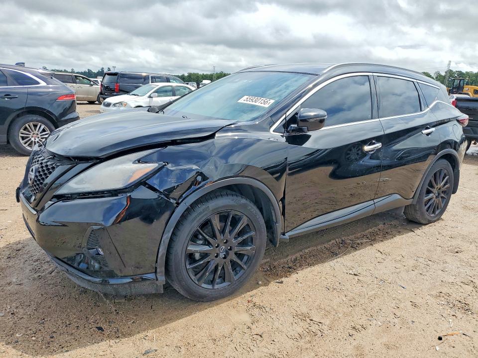 55930156 :رقم المزاد ، 5N1AZ2BS0PC136475 vin ، 2023 Nissan Murano مزاد بيع