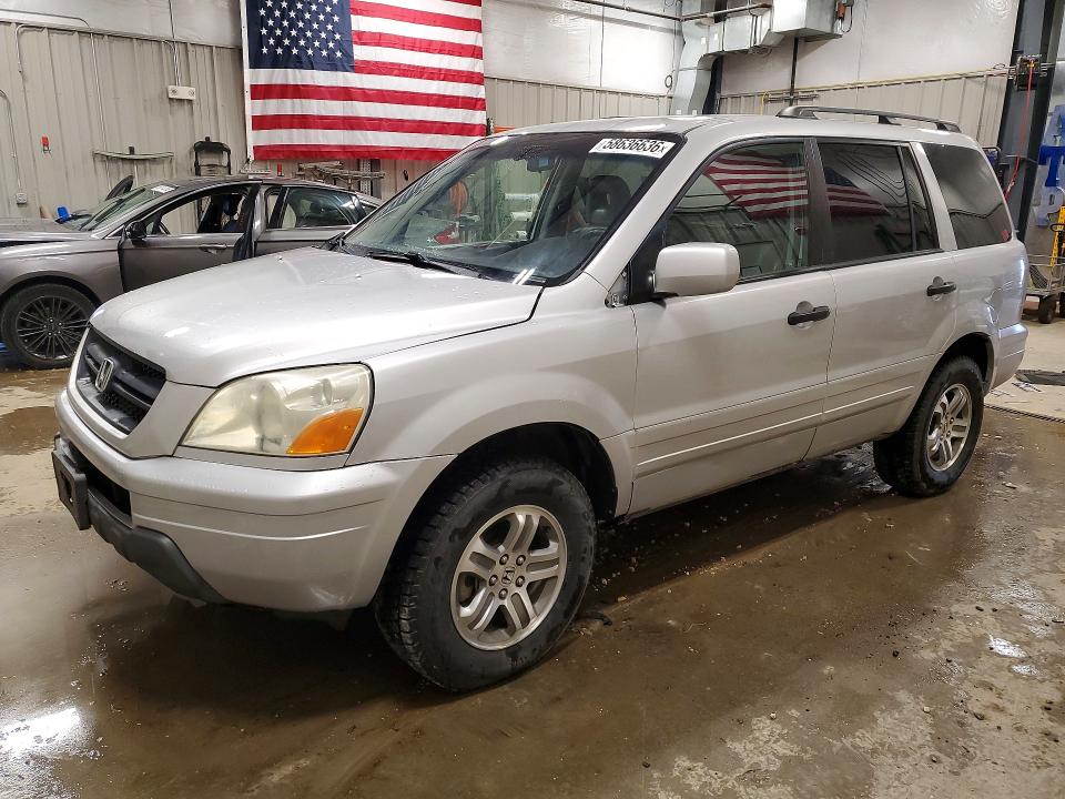 58636636 :رقم المزاد ، 2HKYF18644H601145 vin ، 2004 Honda Pilot مزاد بيع
