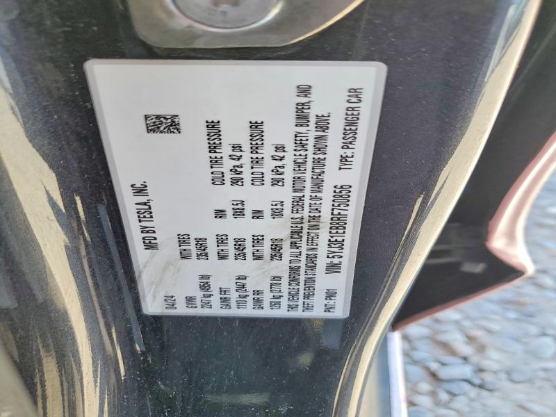 58440446 :رقم المزاد ، 5YJ3E1EB8RF750856 vin ، 2024 Tesla Model 3 مزاد بيع