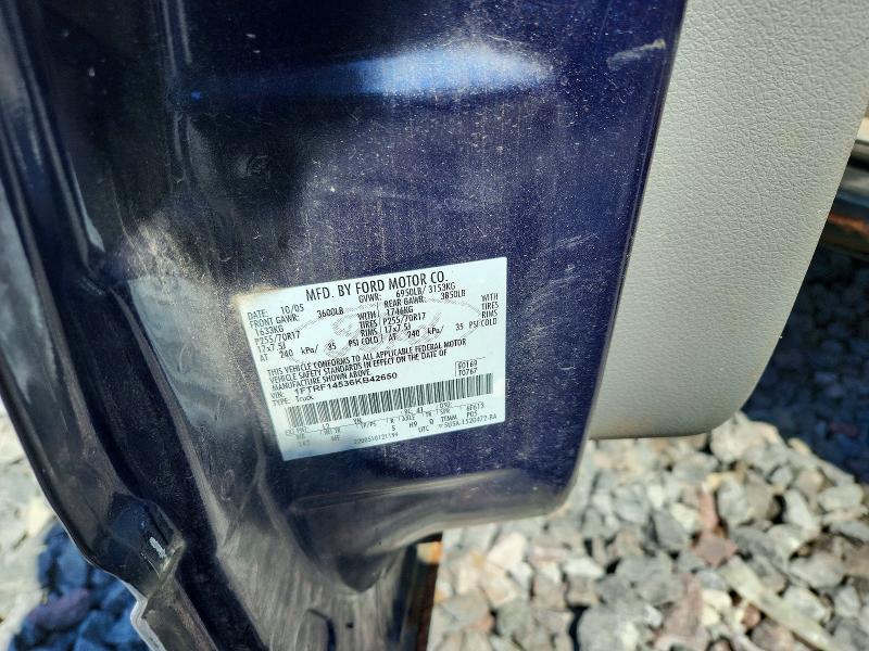 Aukcja sprzedaży 2006 Ford F-150, vin: 1FTRF14536KB42650, numer aukcji: 58116666