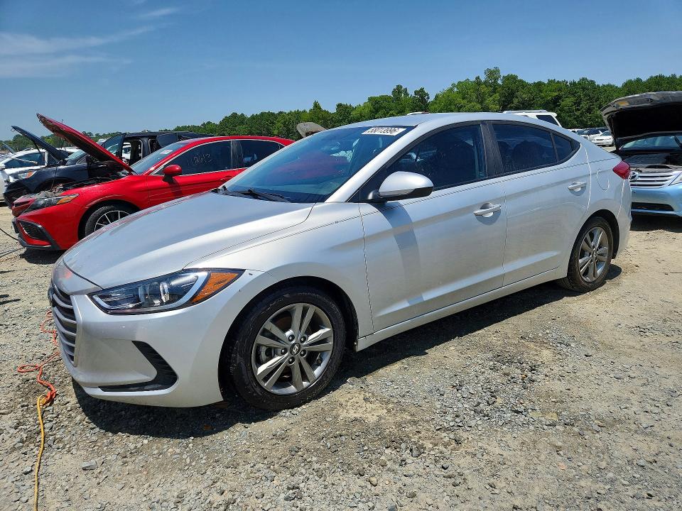 2018 Hyundai Elantra მანქანა იყიდება აუქციონზე, vin: 5NPD84LF1JH388989, აუქციონის ნომერი: 58013996