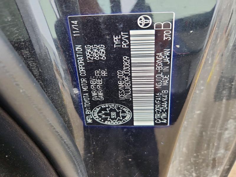Продаж на аукціоні авто 2015 Scion Iq, vin: JTNJJXB09FJ030829, номер лоту: 55777196
