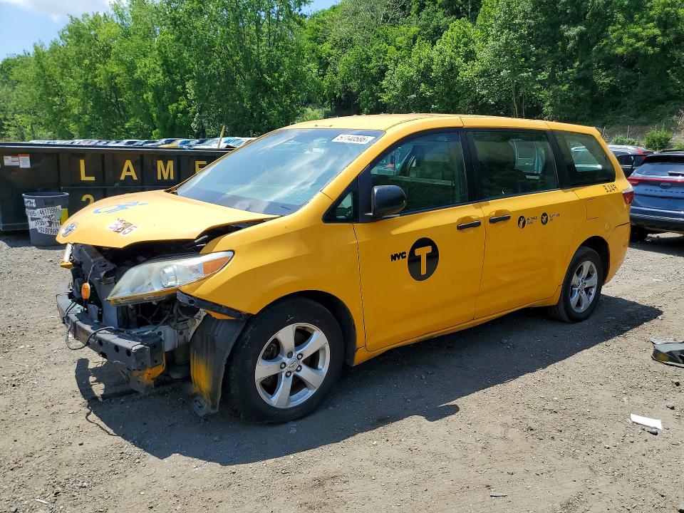 Продажа на аукционе авто 2016 Toyota Sienna, vin: 5TDZK3DC6GS700586, номер лота: 57140586