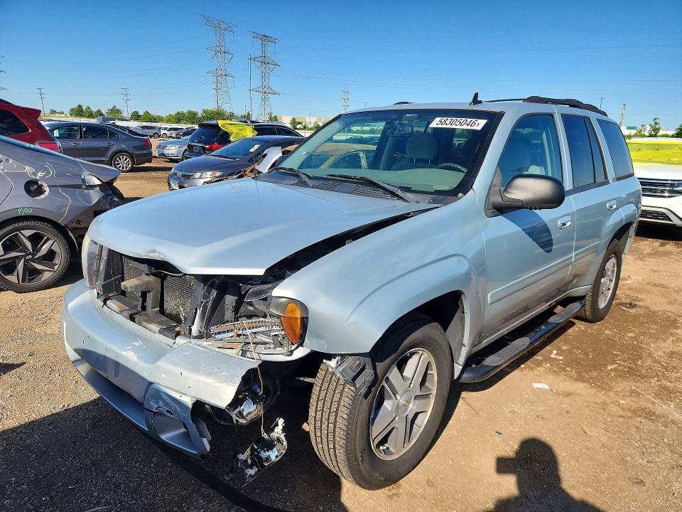 58305046 :رقم المزاد ، 1GNDT13S272155716 vin ، 2007 Chevrolet Trailblazer مزاد بيع