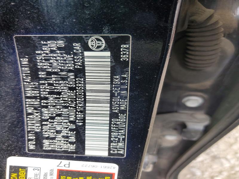 Продаж на аукціоні авто 2014 Toyota Camry, vin: 4T1BF1FK7EU305822, номер лоту: 56044426