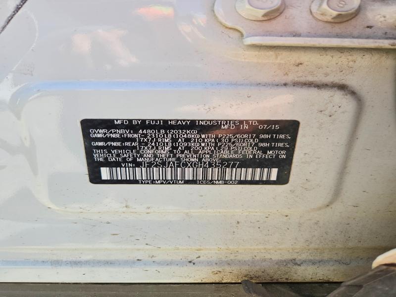 Aukcja sprzedaży 2016 Subaru Forester, vin: JF2SJAFCXGH435277, numer aukcji: 56104726