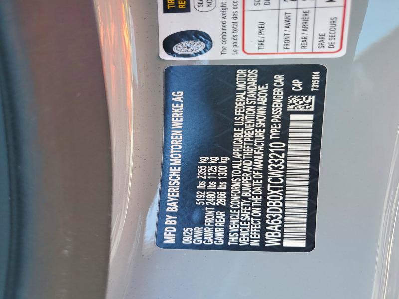 57066456 :رقم المزاد ، WBA63DB0XTCW33210 vin ، 2026 Bmw M440i مزاد بيع