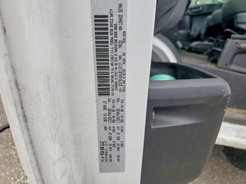 59020896 :رقم المزاد ، 3C6TRVAG4JE112117 vin ، 2018 Ram Promaster 1500 مزاد بيع