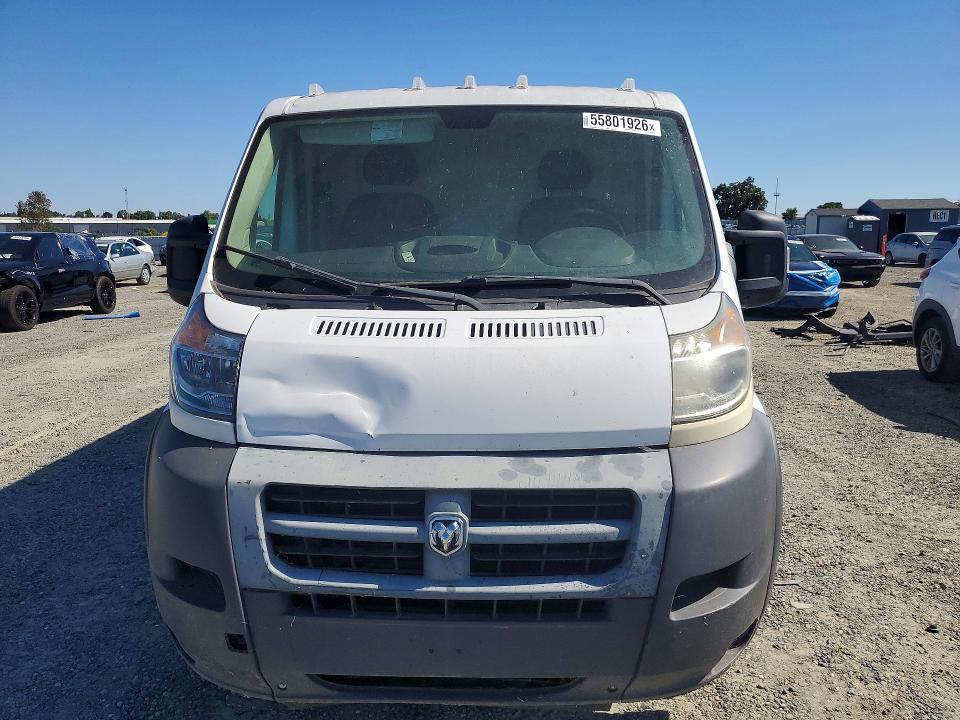55801926 :رقم المزاد ، 3C6TRVAD7EE124435 vin ، 2014 Ram Promaster 1500 مزاد بيع