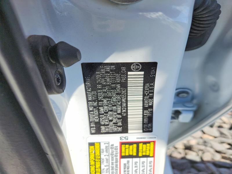 Продаж на аукціоні авто 2021 Toyota Camry, vin: 4T1K31AK4MU552827, номер лоту: 55374196