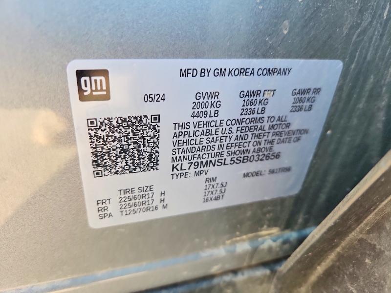 Продаж на аукціоні авто 2025 Chevrolet Trailblazer, vin: KL79MNSL5SB032656, номер лоту: 58719726