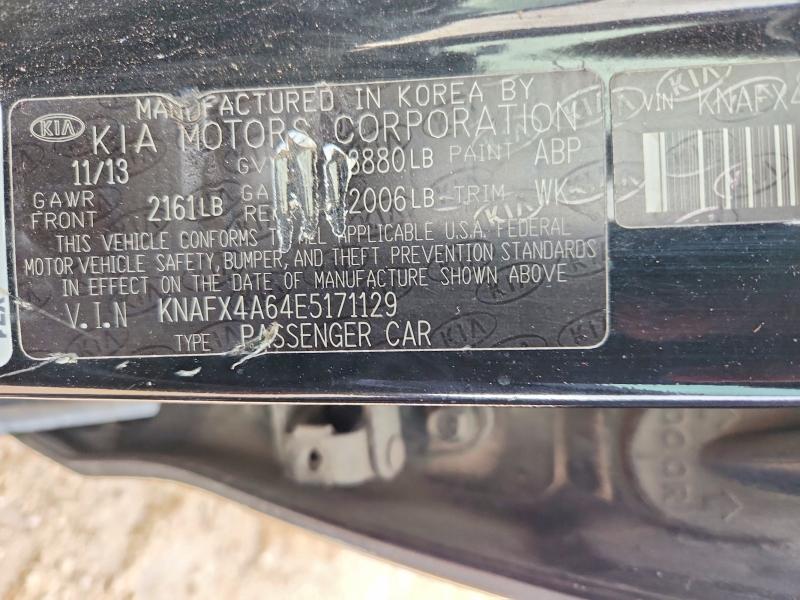 Aukcja sprzedaży 2014 Kia Forte, vin: KNAFX4A64E5171129, numer aukcji: 56651336