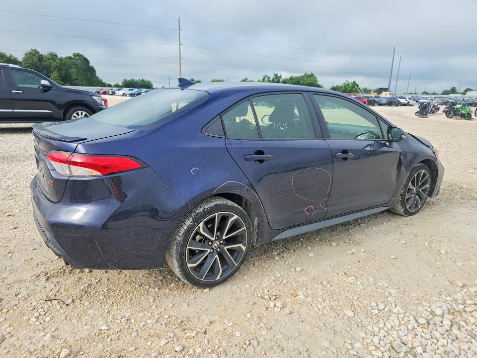 57543346 :رقم المزاد ، JTDS4MCE7MJ078593 vin ، 2021 Toyota Corolla مزاد بيع