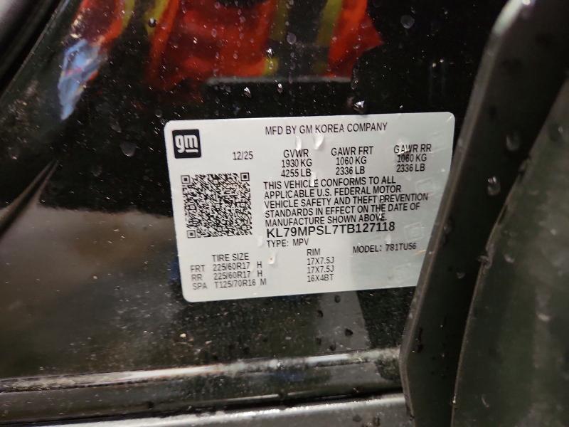55875966 :رقم المزاد ، KL79MPSL7TB127118 vin ، 2026 Chevrolet Trailblazer مزاد بيع