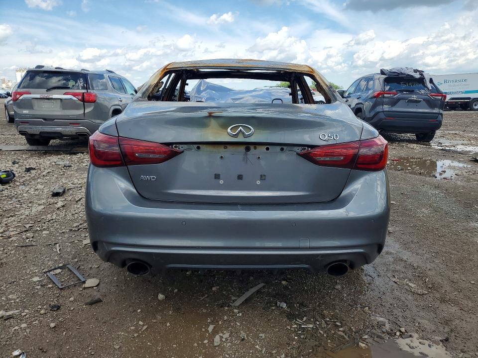 Продажа на аукционе авто 2018 Infiniti Q50, vin: JN1EV7AR3JM444810, номер лота: 58804756