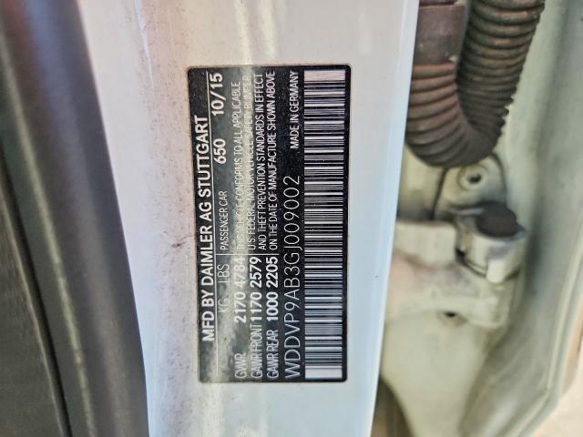 2016 Mercedes-benz B მანქანა იყიდება აუქციონზე, vin: WDDVP9AB3GJ009002, აუქციონის ნომერი: 55671206