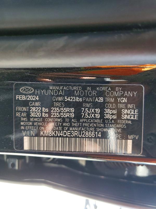 Aukcja sprzedaży 2024 Hyundai Ioniq 5, vin: KM8KN4DE3RU286614, numer aukcji: 59114036