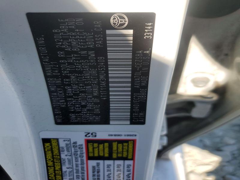 Продаж на аукціоні авто 2021 Toyota Camry, vin: 4T1T11AK3MU453409, номер лоту: 56353436
