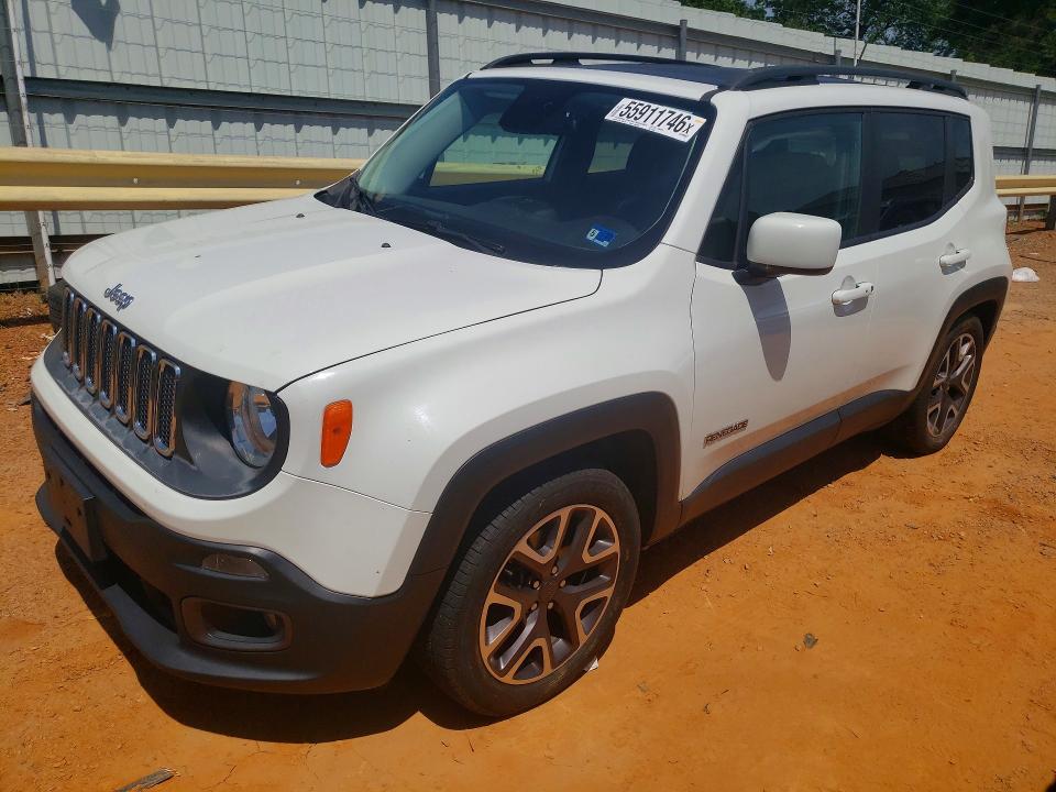 2017 Jeep Renegade მანქანა იყიდება აუქციონზე, vin: ZACCJABB3HPE40265, აუქციონის ნომერი: 55911746
