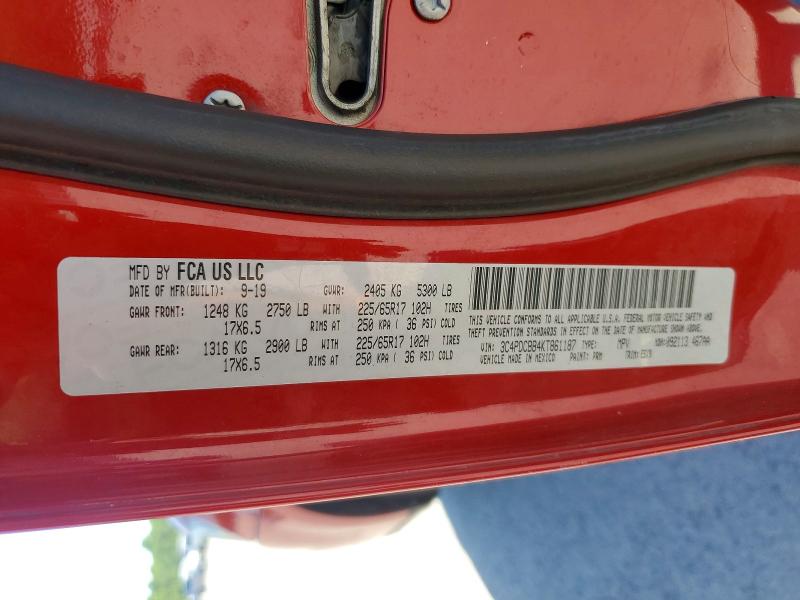 Продаж на аукціоні авто 2019 Dodge Journey, vin: 3C4PDCBB4KT861187, номер лоту: 56031626