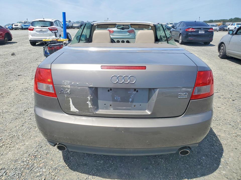 55645946 :رقم المزاد ، WAUDT48H96K004407 vin ، 2006 Audi A4 مزاد بيع