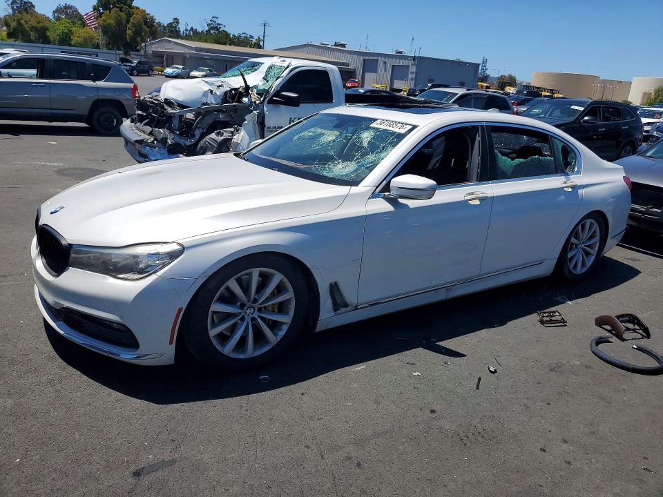 2016 Bmw 740 მანქანა იყიდება აუქციონზე, vin: WBA7E2C50GG548131, აუქციონის ნომერი: 56168576