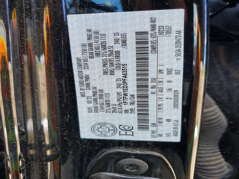 Aukcja sprzedaży 2023 Ford F150, vin: 1FTFW1ED3PFA63515, numer aukcji: 56699616