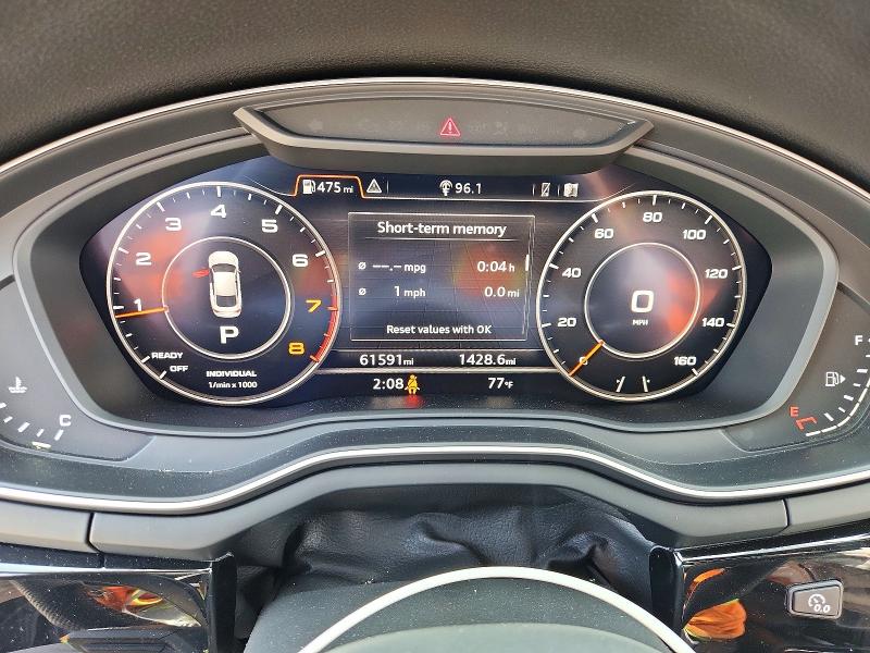 2019 Audi A5 მანქანა იყიდება აუქციონზე, vin: WAUFNCF57KA071271, აუქციონის ნომერი: 56370366