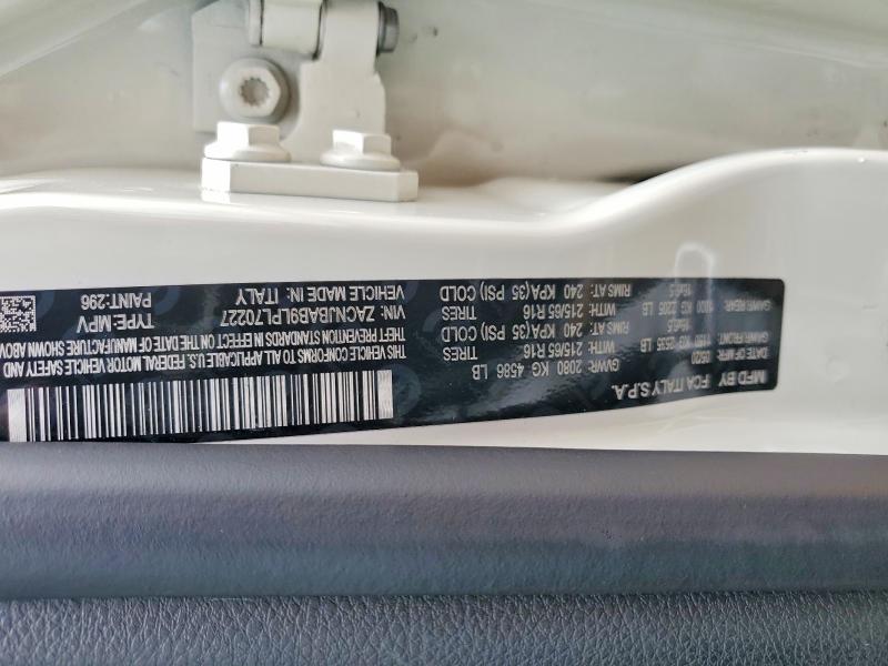 Продажа на аукционе авто 2020 Jeep Renegade, vin: ZACNJBAB9LPL70227, номер лота: 54988996