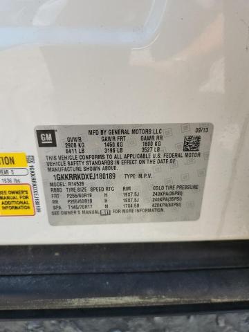Aukcja sprzedaży 2014 Gmc Acadia, vin: 1GKKRRKDXEJ180189, numer aukcji: 56934276