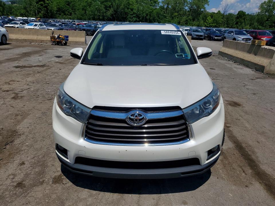 2015 Toyota Highlander მანქანა იყიდება აუქციონზე, vin: 5TDJKRFHXFS079344, აუქციონის ნომერი: 58848456