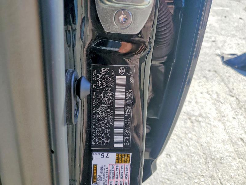 56183626 :رقم المزاد ، JTDKB20U267532173 vin ، 2006 Toyota Prius مزاد بيع