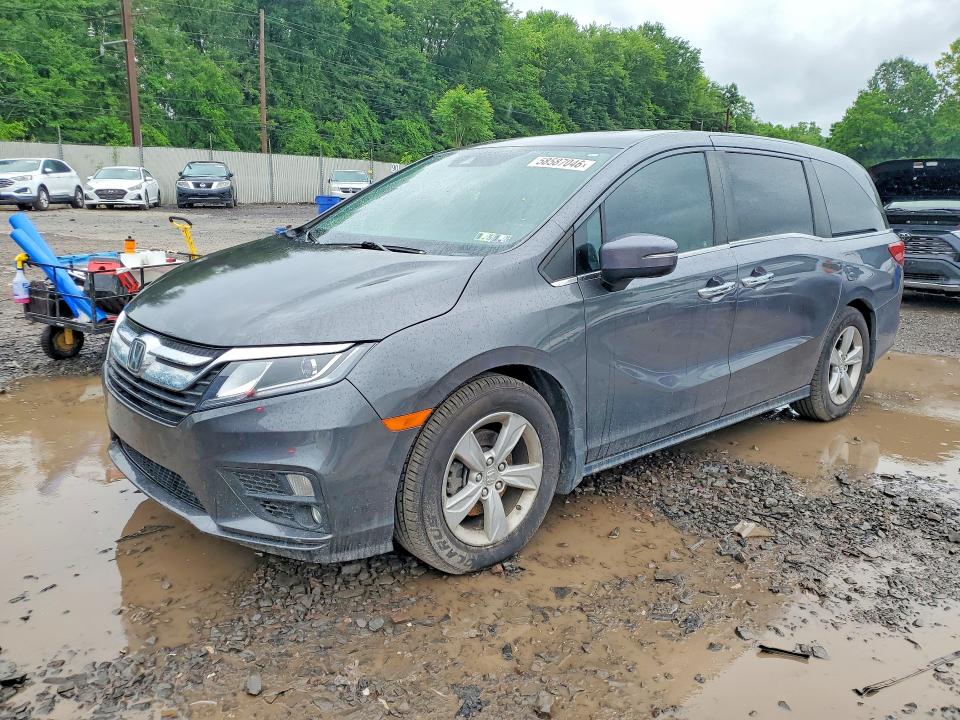 2019 Honda Odyssey მანქანა იყიდება აუქციონზე, vin: 5FNRL6H73KB124755, აუქციონის ნომერი: 58587046