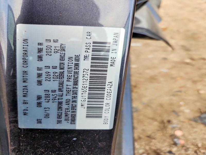 Aukcja sprzedaży 2014 Mazda 6, vin: JM1GJ1T65E1127572, numer aukcji: 56578226