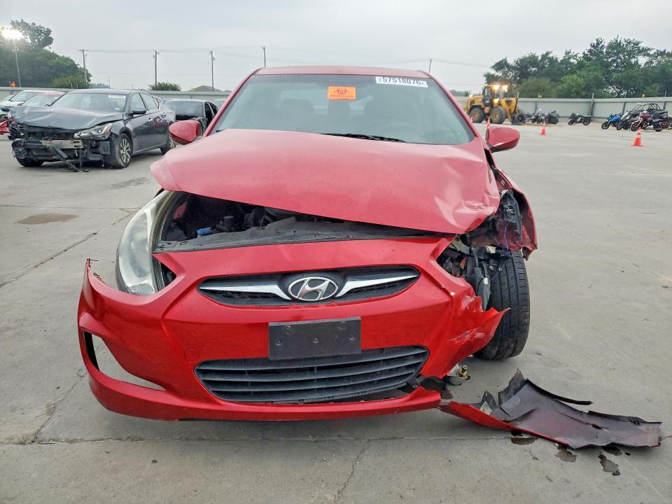 57518076 :رقم المزاد ، KMHCU4AE0CU055351 vin ، 2012 Hyundai Accent مزاد بيع