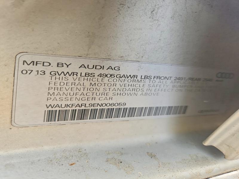 Aukcja sprzedaży 2014 Audi A4, vin: WAUKFAFL9EN006059, numer aukcji: 55189206