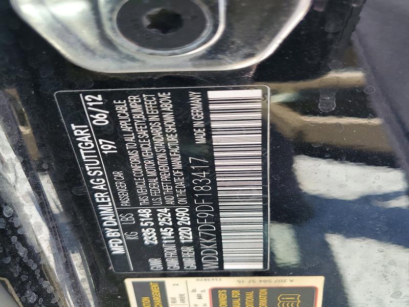 Aukcja sprzedaży 2013 Mercedes-benz E, vin: WDDKK7DF9DF183417, numer aukcji: 57135416
